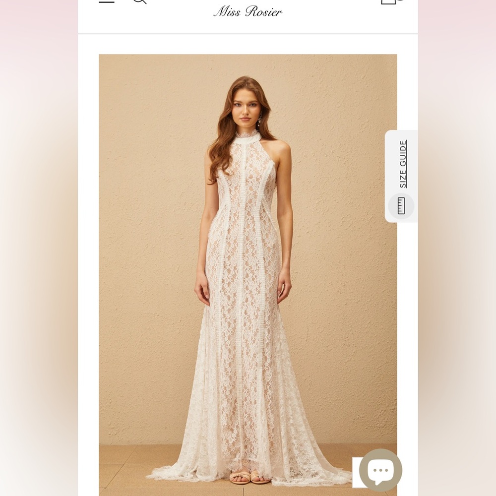 Miss Rosier Ivory Lace Wedding Gown